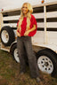 Knit poncho top