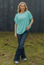 Knit poncho top