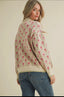 Floral knit sweater top