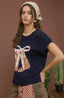 Boot bow sweater top