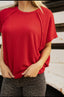 Knit poncho top