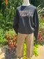 Risen barrel leopard jeans