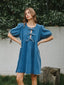 Bow Denim Dress