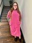 Pink maxi dress