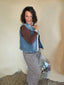 Ruffle Denim Vest