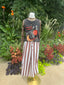 Kelly leopard mesh top