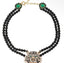 Tiger Head Black Onyx Statement Necklace