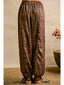Leopard pull up Pants