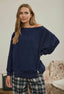 Boat neck top