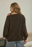 Boat neck top