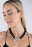 Tiger Head Black Onyx Statement Necklace