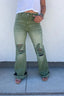 Olive jeans