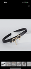 Bow skinny belt