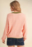 Salmon Sweater Cardigan