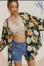 Flower Pattern Spring Summer kimono