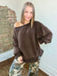 Boat neck top