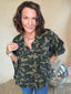 Camo Cape Sleeve Jacket