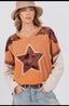 Star patch top