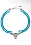 Tara Turquoise Beaded
Statement Necklace