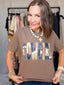 Cowgirl patchwork Tee