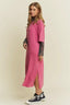 Pink maxi dress