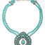 Blossom Teal Statement Necklace
