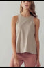 Mineral wash sleeveless tank