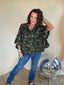 Camo Cape Sleeve Jacket