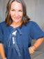 Bow Denim Dress
