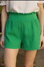 Wide Elastic WaistTextured Shorts