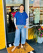 Knit poncho top