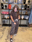 Leopard pull up Pants