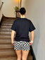 Retro Checkered Shorts