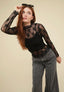 Mesh lace top