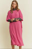 Pink maxi dress