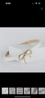 Bow skinny belt