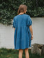 Bow Denim Dress