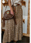Western maxi skirt