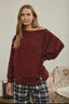 Boat neck top