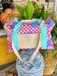Happy checkered bag