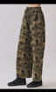Camo wide leg pants
