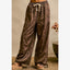 Leopard Pull Up Pants