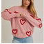 Oversized heart sweater