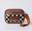 Checkered Wristlet
