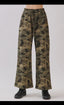 Camo wide leg pants