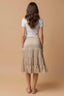 Tiered Midi Skirt