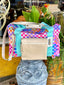 Happy checkered bag