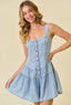 Daisy Denim Romper