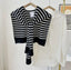 Striped Knit Shawl