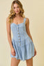 Daisy Denim Romper